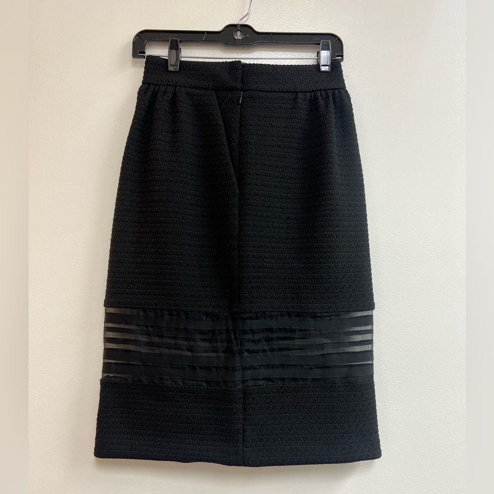 Badgley Mischka Pencil Skirt in Black - Picture 2 of 3